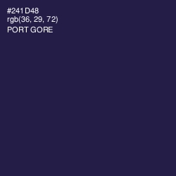 #241D48 - Port Gore Color Image